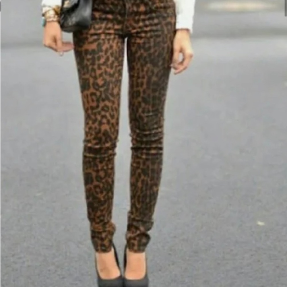 GUC Limited Edition Joe's Jeans The Wild Collection Leopard Jeans SZ 31